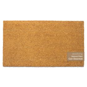 Welcome Doormats Natural Coco Coir Mats with Non Slip PVC Backing Indoor Outdoor Mats for Home & Office Floor Mats for Door Decor Patio Decor Pla